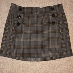 The Gap Plaid Skirt